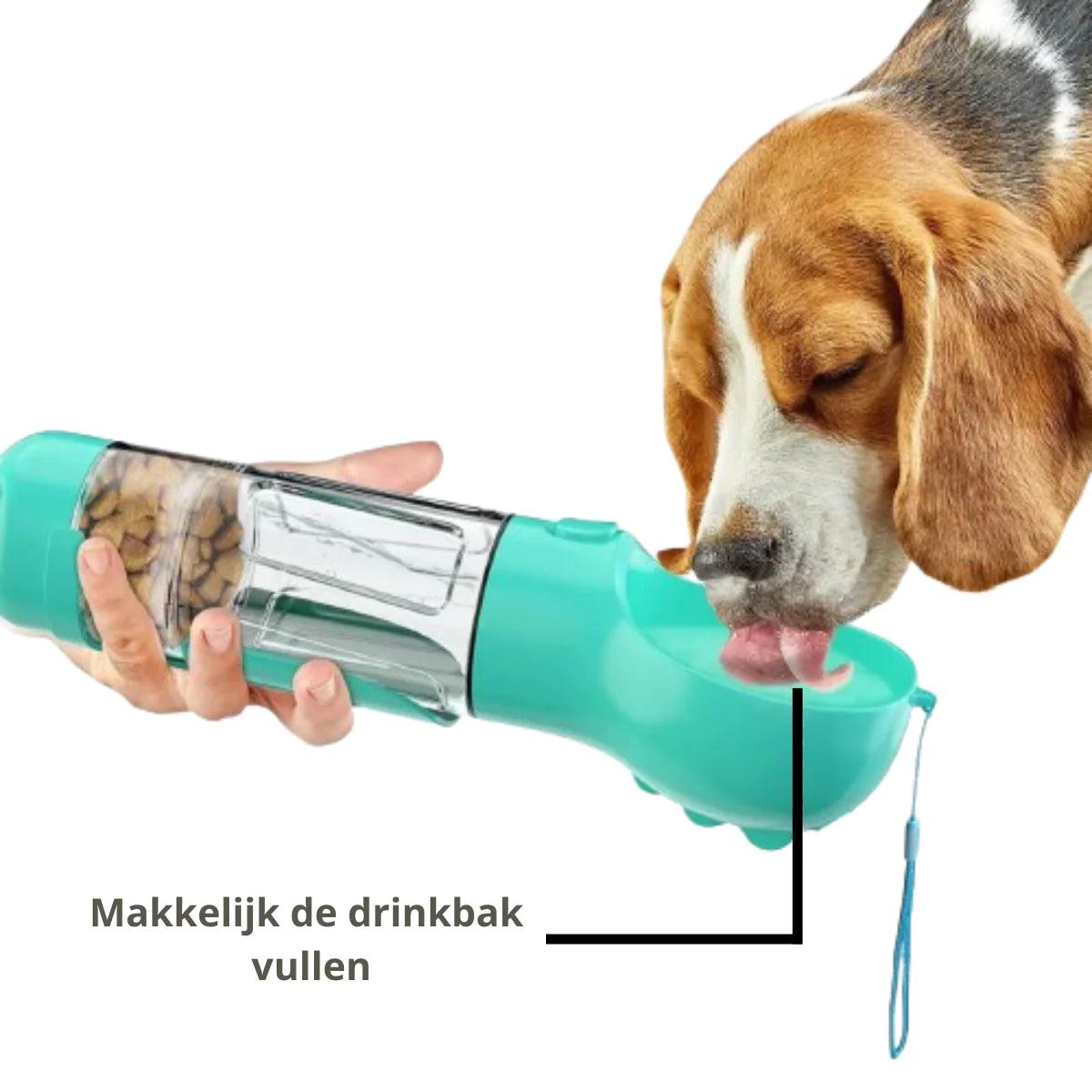 Rover | 4-in-1 Draagbare Hondenfles