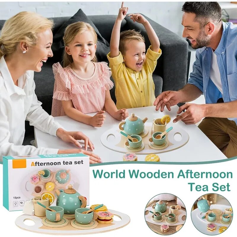 TeaTime | Educatief Houten Theeservies