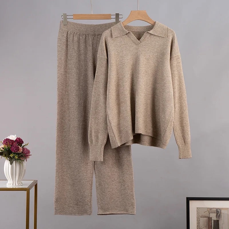 Diana | Wide Leg Polo Two Piece