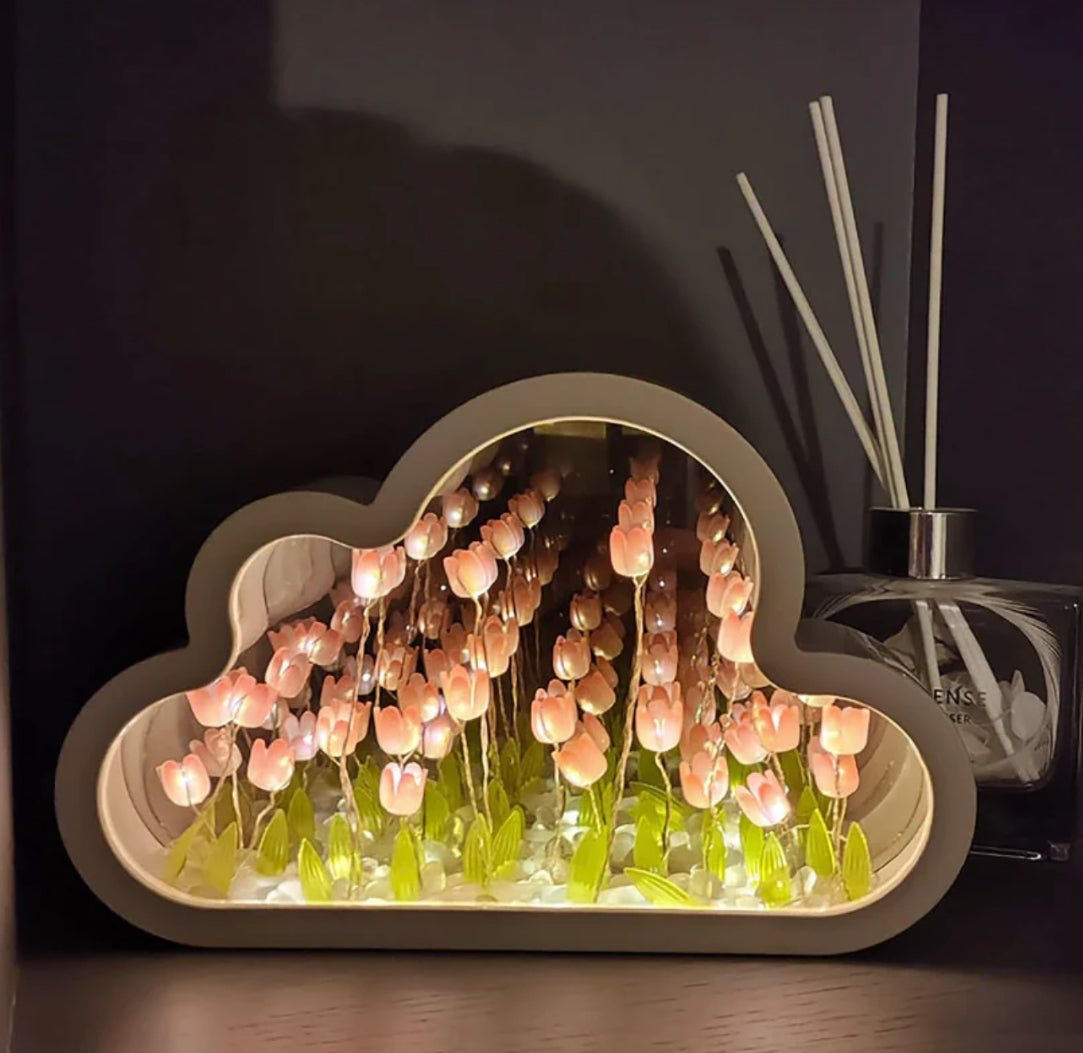 TulipGlow | DIY Nachtlamp en Spiegel