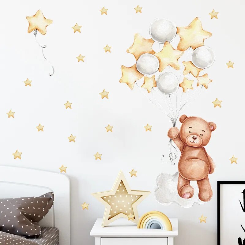 CutieBear | Schattige Muurstickers