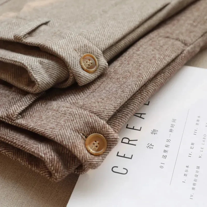 WoolBlend | Highwaist Pantalon