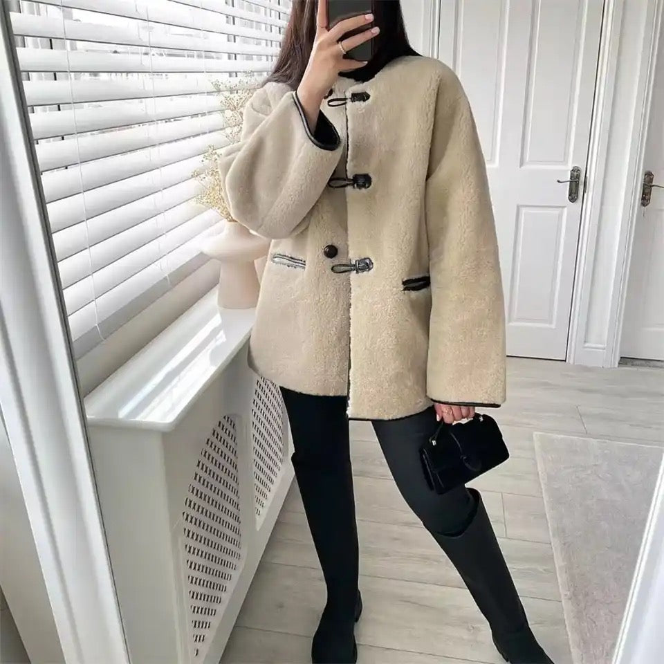 Toteme Style | Shearling Jacket