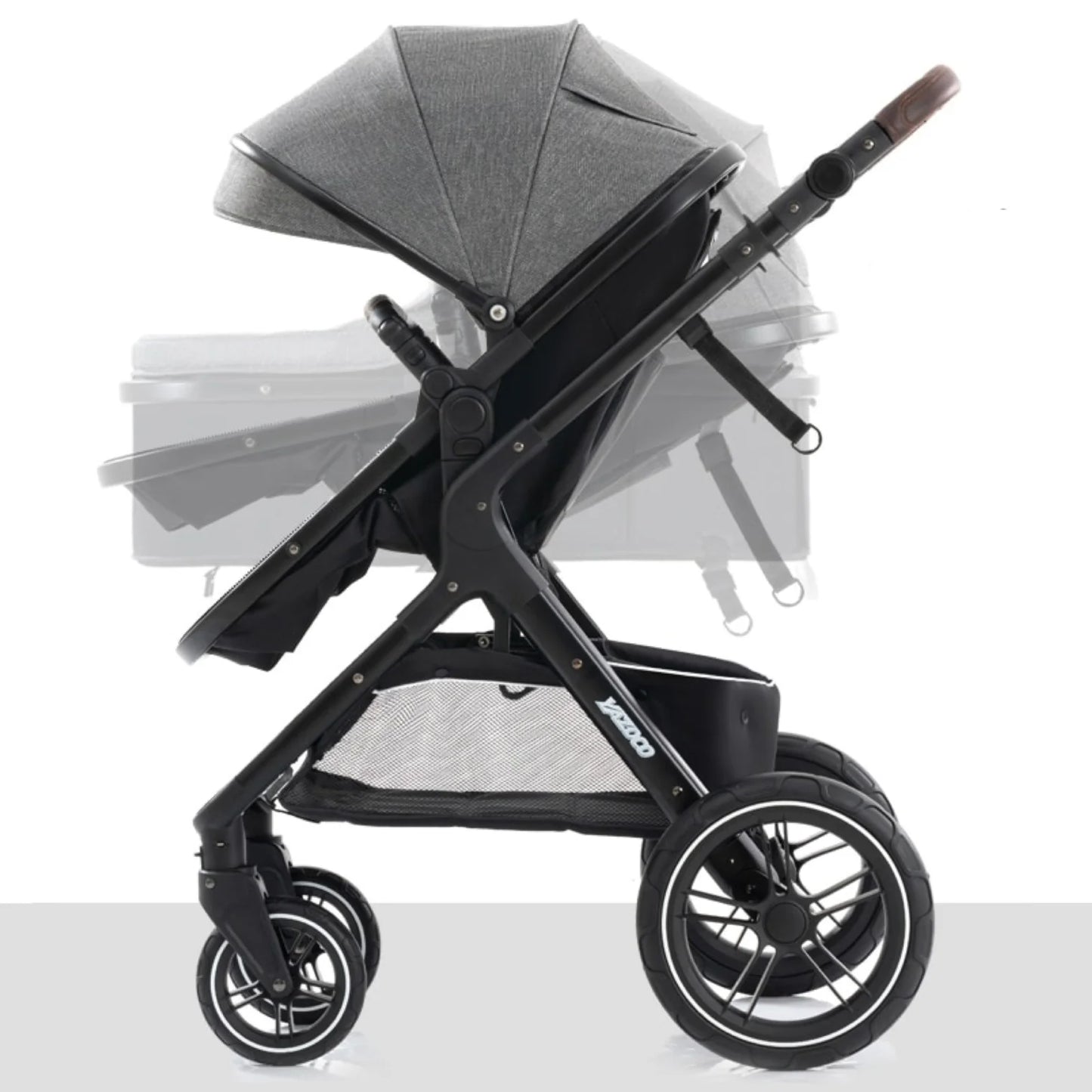 3 in 1 Kinderwagen | Stijlvol, Veilig en Veelzijdig