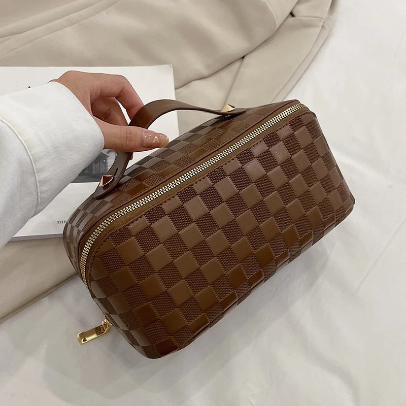Louisa | Luxe Leren Toilettas