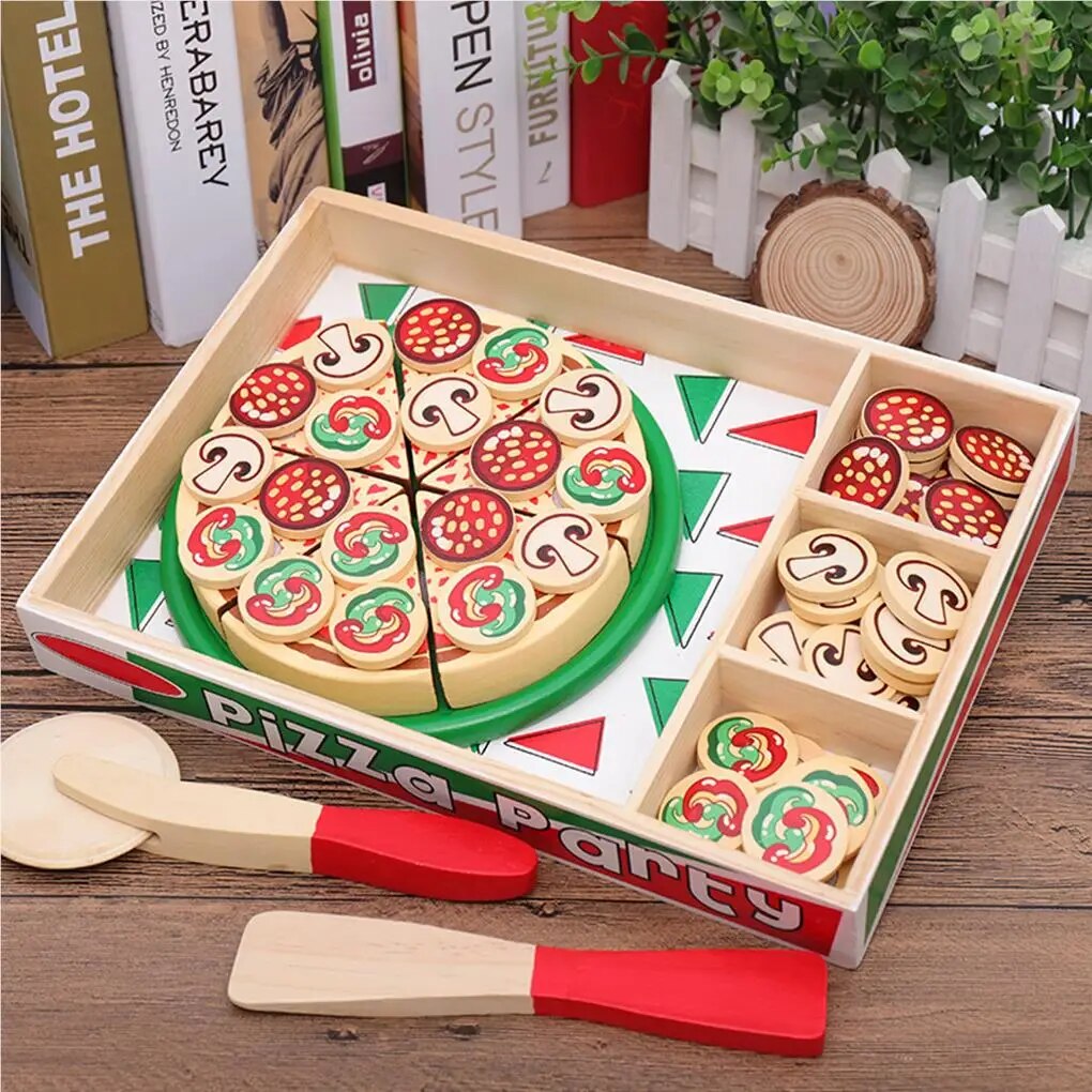 PizzaParty | Educatief Houten Speelgoed
