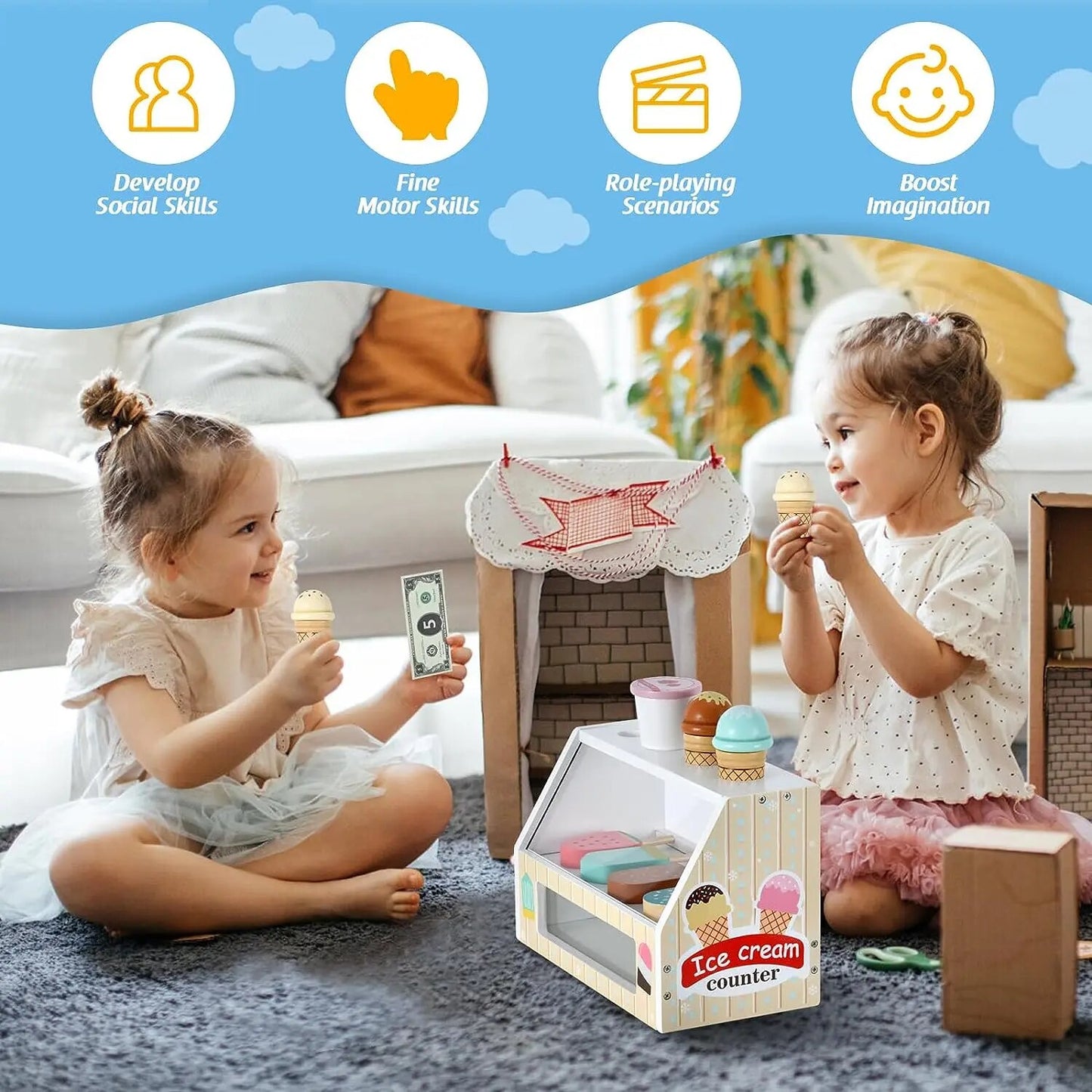 IcyTreats | Educatief Houten Speelgoed