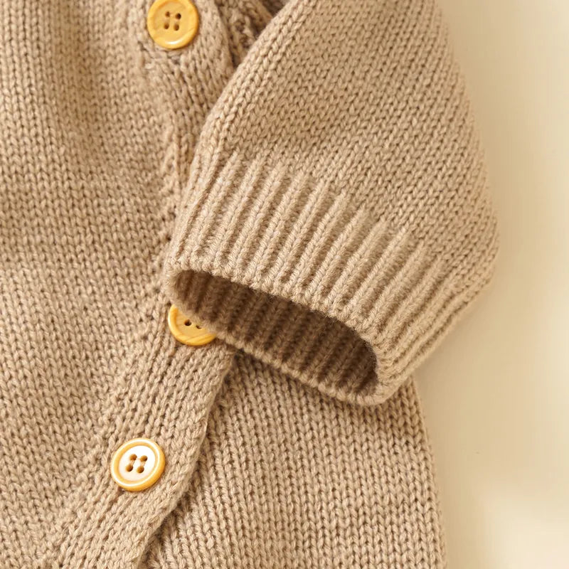 Pommie | Gebreide Onesie Met Mutsje