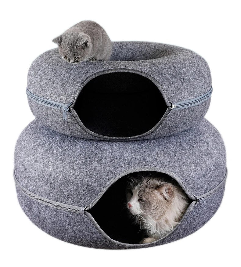 CozyNest | Donutvormige Kattenbed