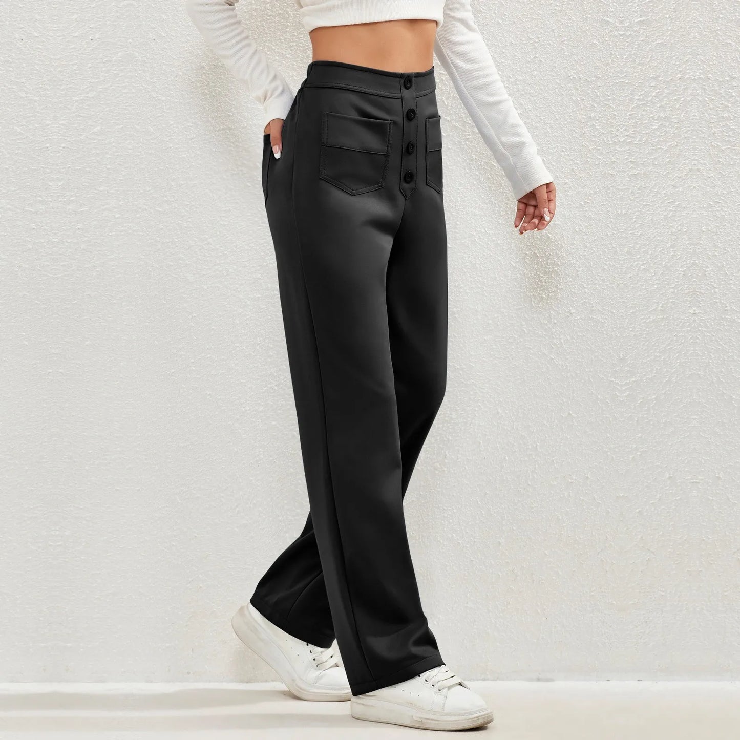 Eva | Elegante High-Waisted Broek