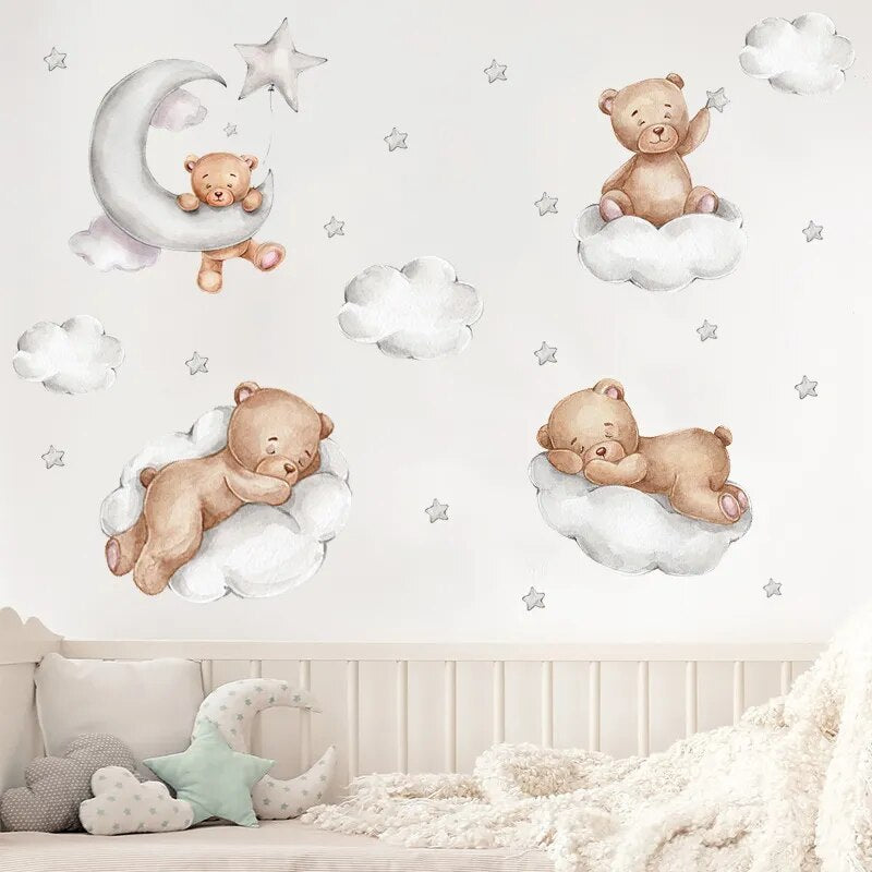 CutieBear | Schattige Muurstickers