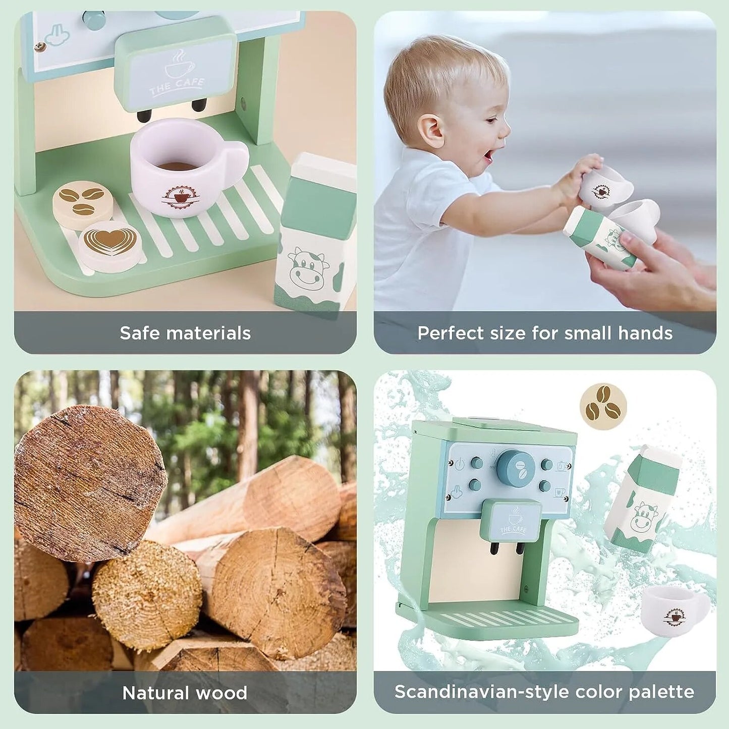 EspressoTime | Educatieve Houten Speelgoed