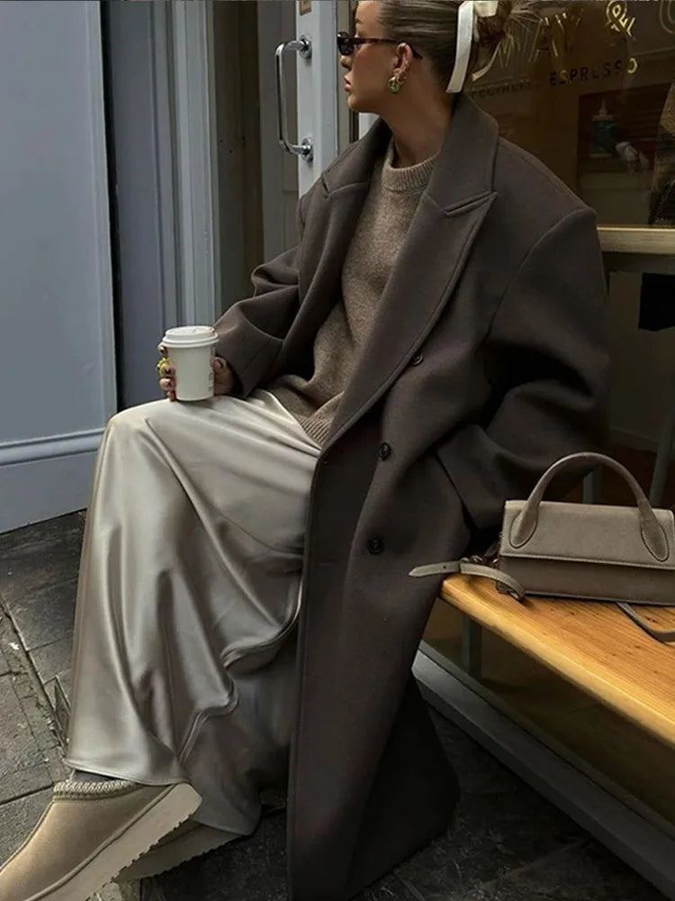 Lively | Double-Breasted Maxi Jas