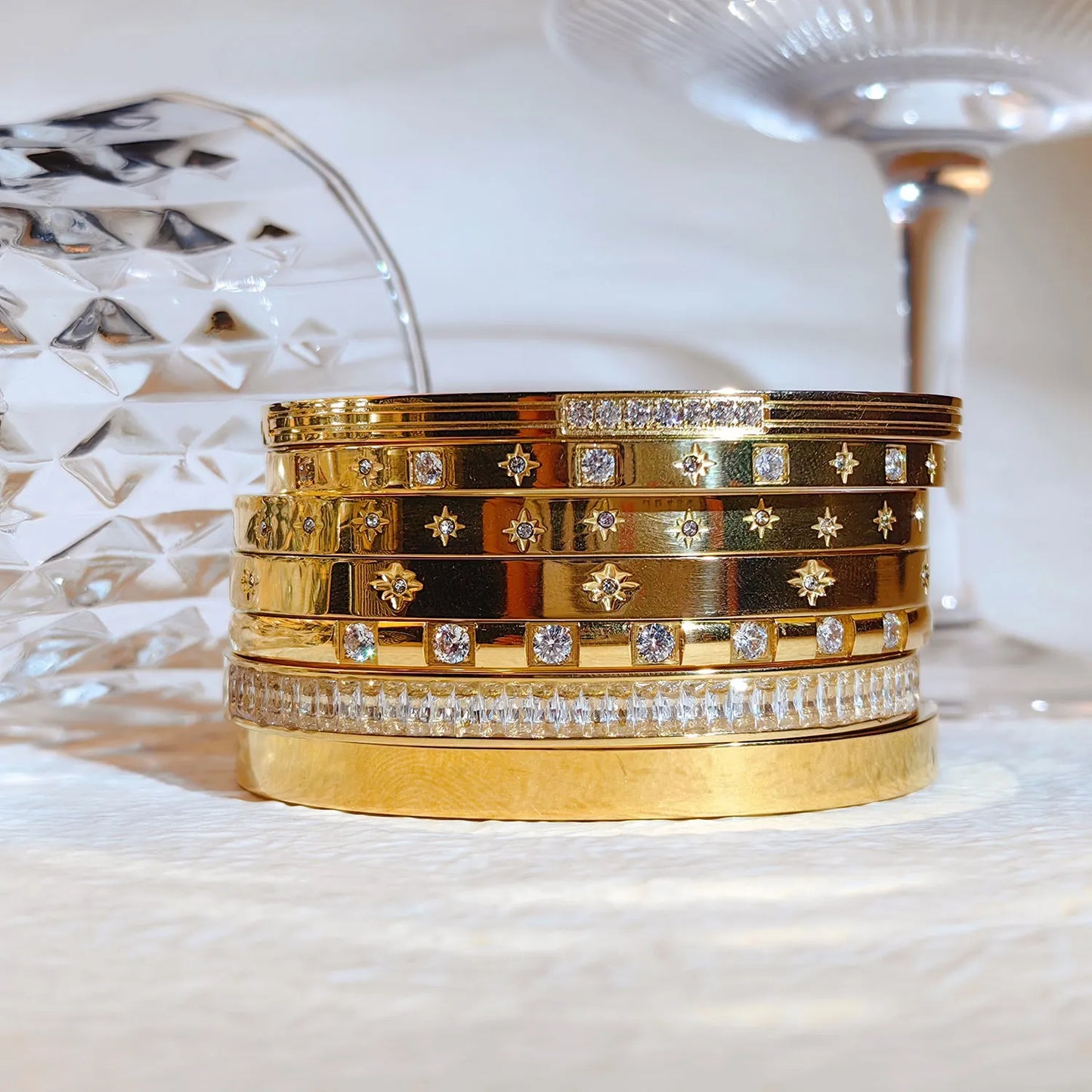 Elora | Gold Plated Armbanden