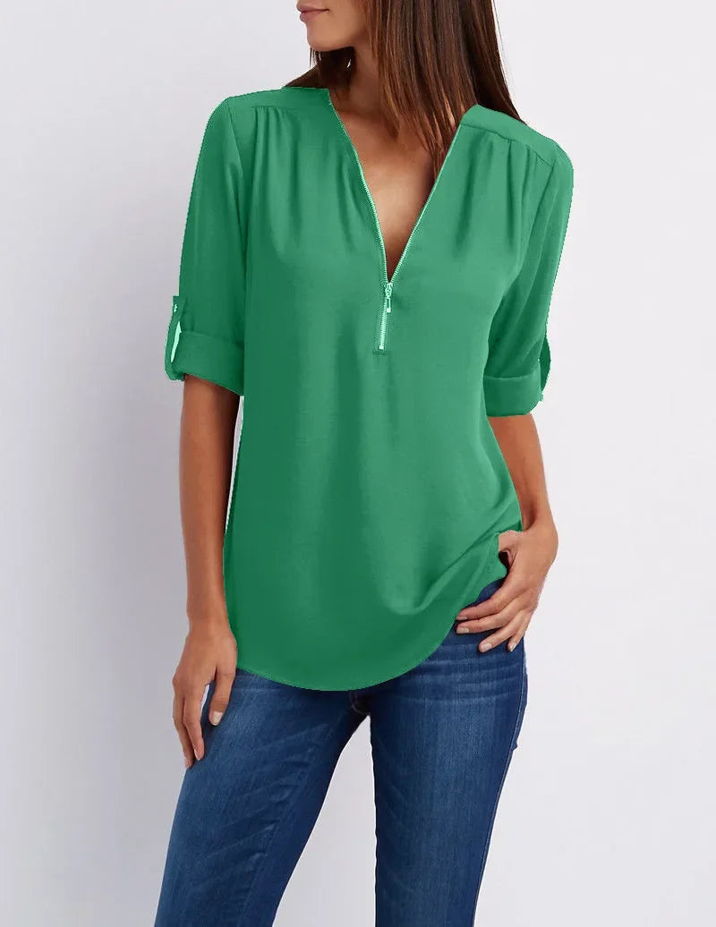 Olivia | Alledaagse Blouse