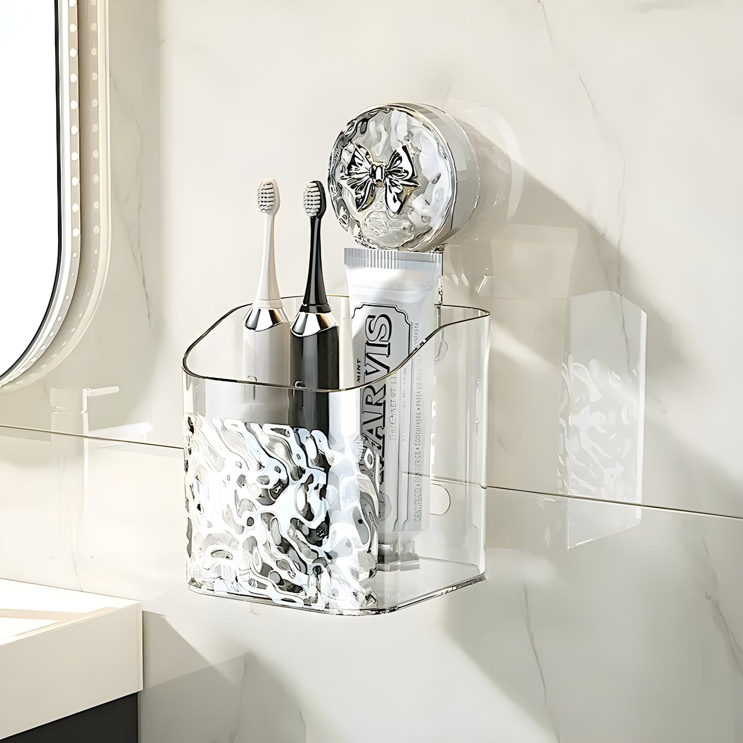 CleanClip | Badkamer Zuignap Rek