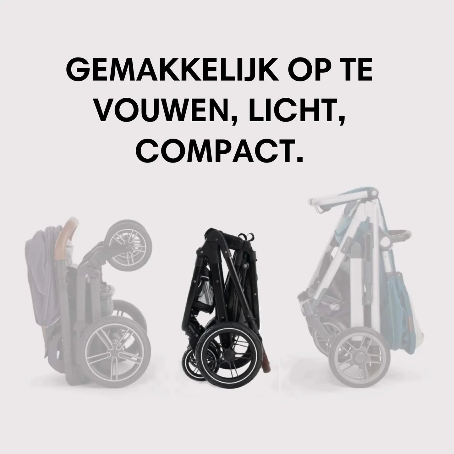3 in 1 Kinderwagen | Stijlvol, Veilig en Veelzijdig