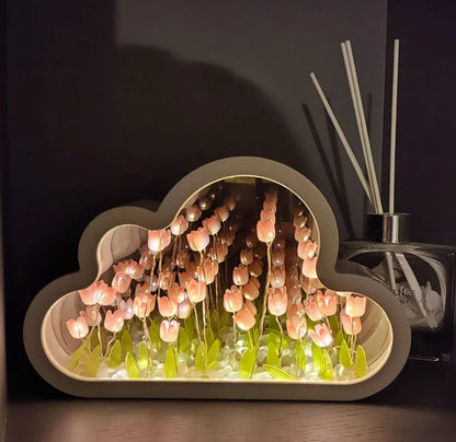 TulipGlow | DIY Nachtlamp en Spiegel