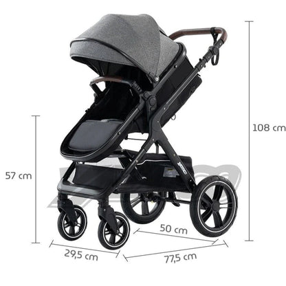 3 in 1 Kinderwagen | Stijlvol, Veilig en Veelzijdig