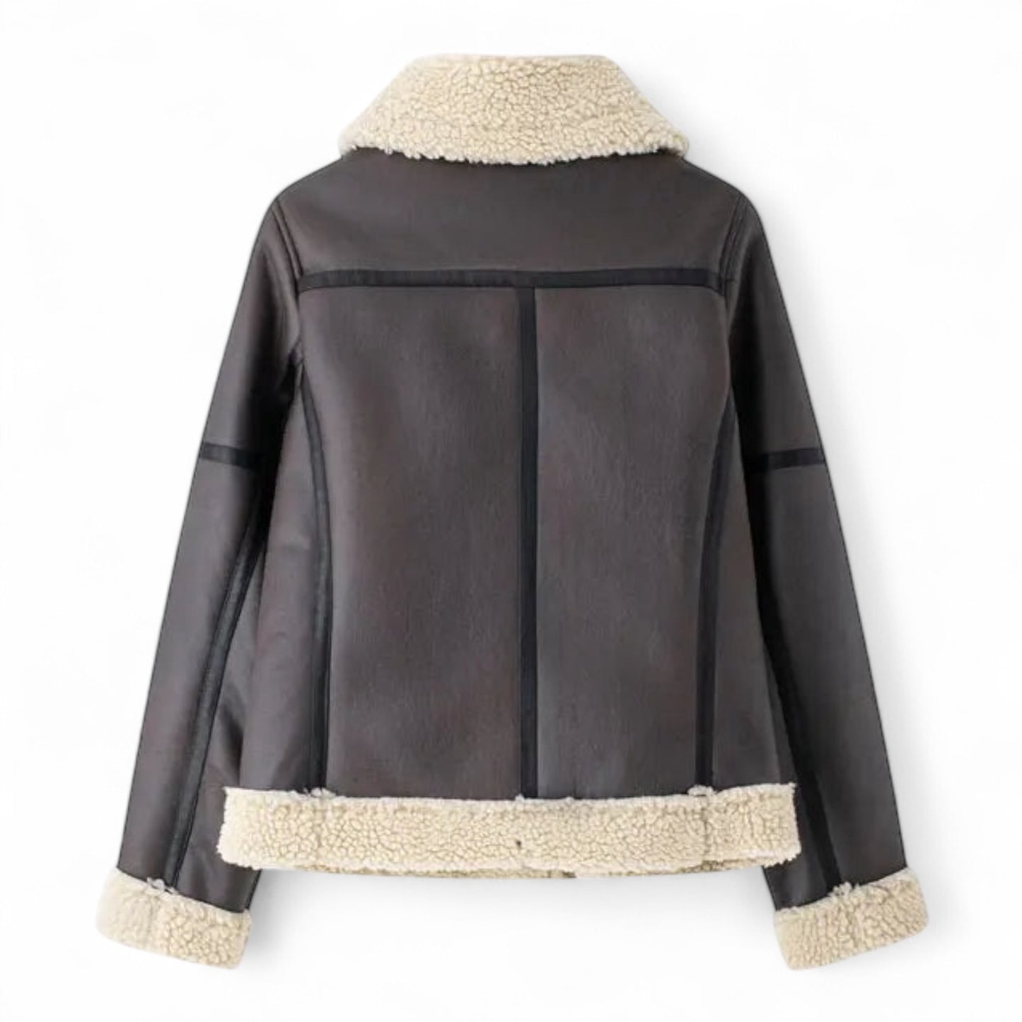 Katy | Shearling Bikerjack
