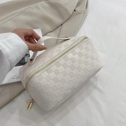 Louisa | Luxe Leren Toilettas