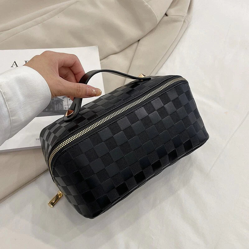 Louisa | Luxe Leren Toilettas