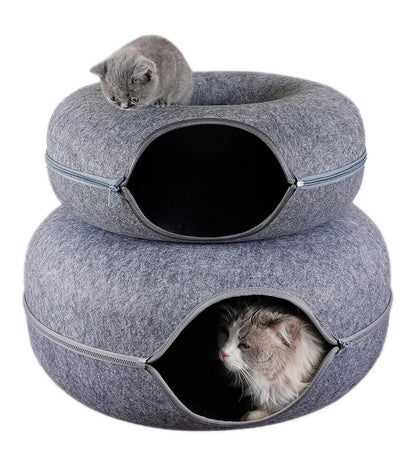 CozyNest | Donutvormige Kattenbed