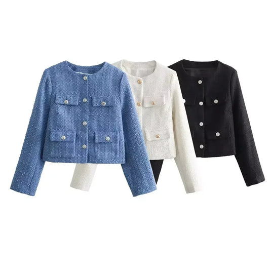 Amelie | Elegant Tweed Jacket