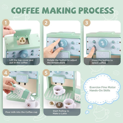 EspressoTime | Educatieve Houten Speelgoed