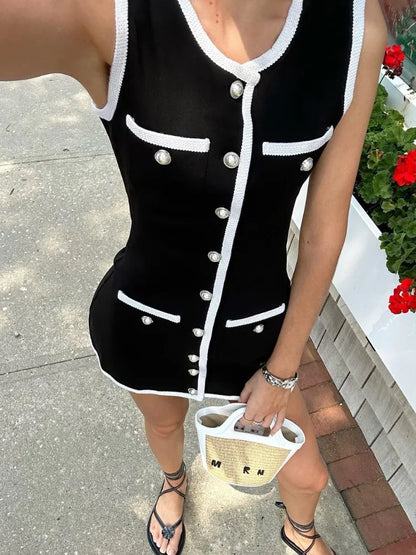 Maria | Classy Button Dress