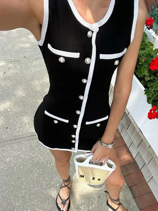 Maria | Classy Button Dress