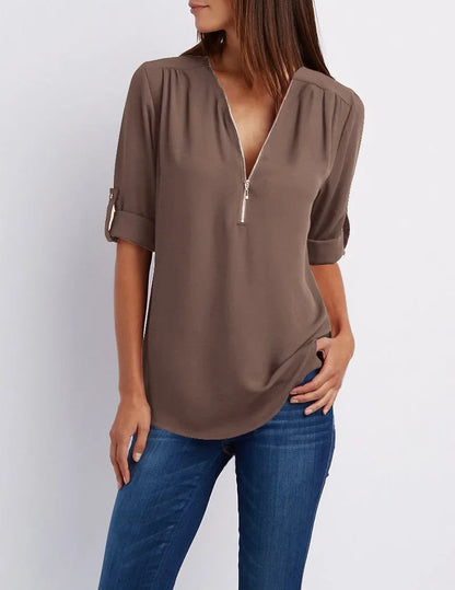 Olivia | Alledaagse Blouse