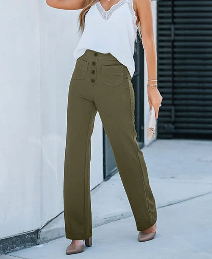 Eva | Elegante High-Waisted Broek